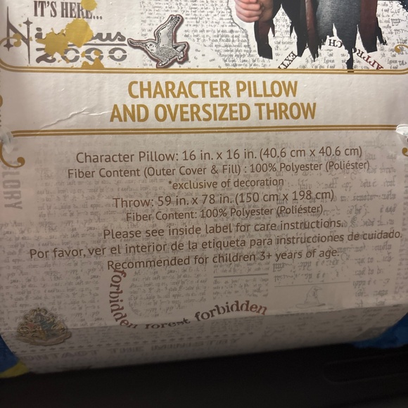Harry Potter blanket and pillow set - Picture 2 of 4